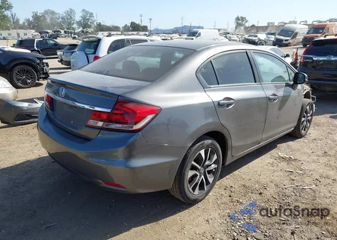 2013 Honda Civic Ex from USA, damaged, VIN 2HGFB2F81DH521714